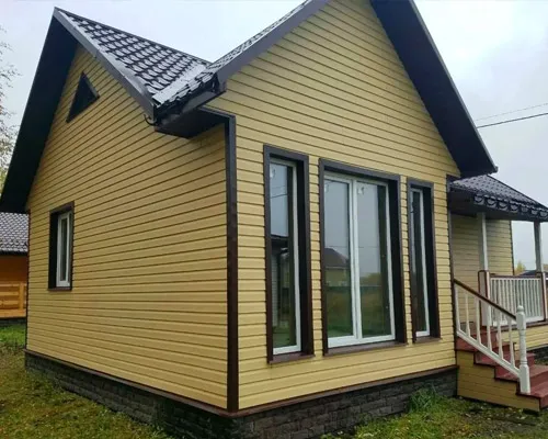 Фасадные работы, монтаж сайдинга